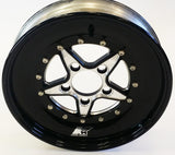 Keizer "Verbrand" Skinnies Rear Honda Drag Wheel - Black Barrel