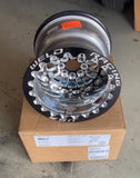 Weld Racing Tuner Import Drag 13x11 / 4x100mm BP / 4.5in. BS Black Center Black Double Beadlock MT Wheel