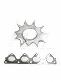 PLM Power Driven B-Series Hood Exit Race Header with 4-1 Megaphone B18 B20